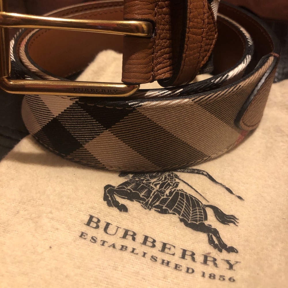 BURBERRY MENS BELT